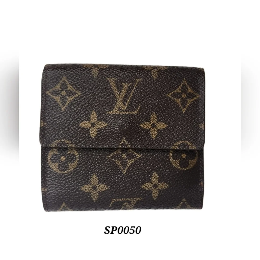 Louis Vuitton Brown Monogram Canvas Compact Wallet